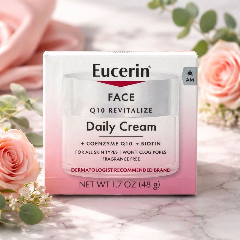 EUCERIN Q10 Revitalize Anti Wrinkle Face Cream for All Skin Types 1.7 Oz